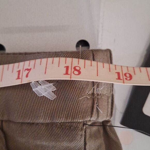 DKNY Womens Cargo Pants Olive Wide Leg Pull On Soft Flowy Relaxed Fit Career XL - Picture 11 of 13